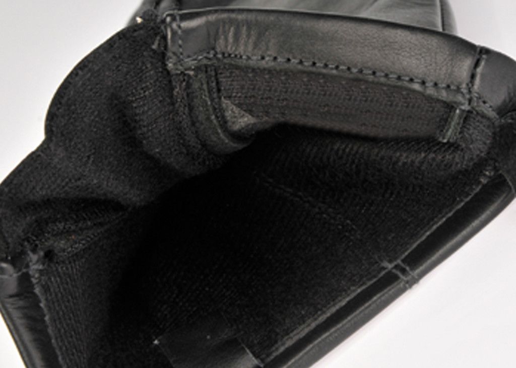 Davida Leather Motorcycle Glove - Black Mens Racer - Davida Motorcycle helmets - 5